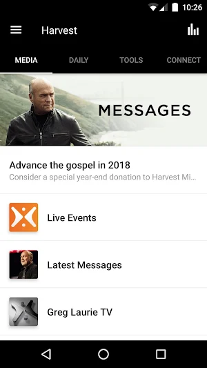 Harvest: Greg Laurie Screenshot 0