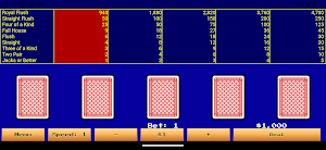 Video Poker Screenshot 2