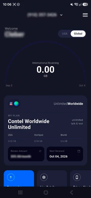 Contel Mobile Screenshot 1