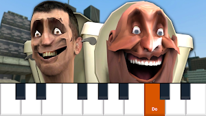 Skibidi toilet piano song Screenshot 0