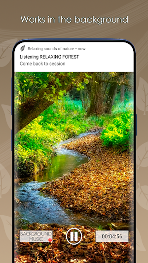 Nature sounds to relax and sleep Screenshot 2