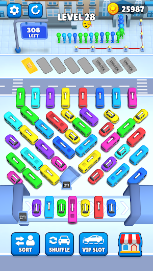 Bus Sort 3D: Station Jam Screenshot 2
