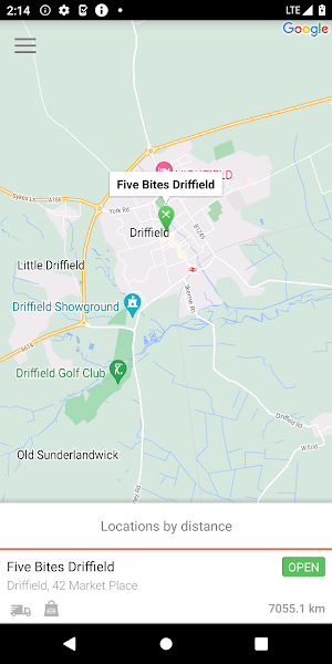 Five Bites Driff Screenshot 1