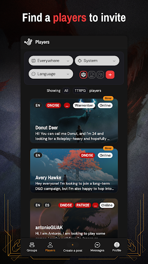 Groupfinder Screenshot 2