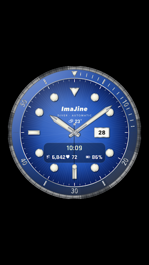 ImaJine Diver Watch Face Screenshot 3