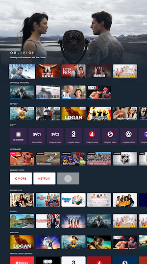 Telia TV Box Screenshot 1