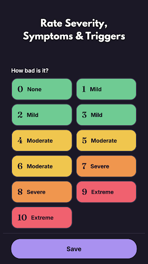FlareLog: Symptom Tracker Screenshot 0