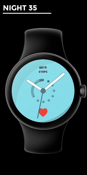 Night 35 - watch face Screenshot 0