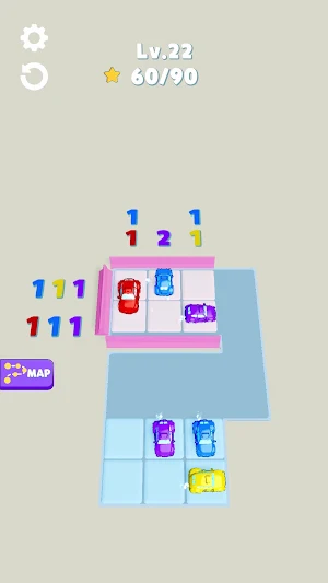 Color Car Parking Screenshot 1