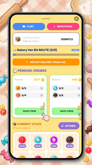 Sweet Drop: Bakery Manager Screenshot 2