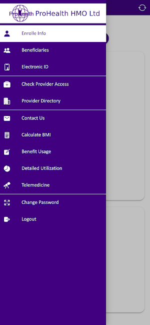 Prohealth Mobile Screenshot 1