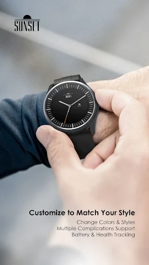 Neon Analog Watch Face Screenshot 1