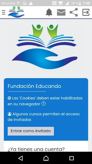 Fundación Educando Screenshot 0