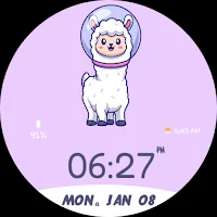 Llama Watch Face