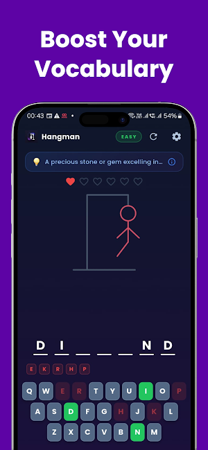 Hangman Classic – Word Game Screenshot 1
