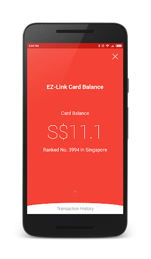 EZ-Reader: Check EZ-Link Balance Screenshot 1