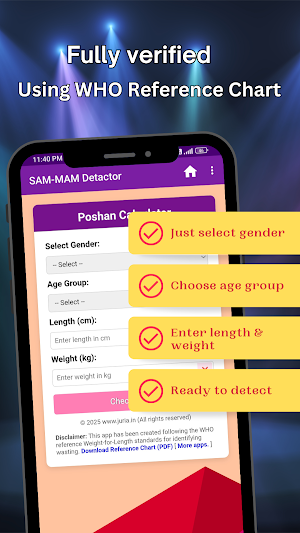 Poshan Calculator Screenshot 1