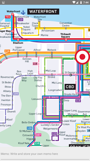 CAPE TOWN MYCITI BUS ROUTE MAP Screenshot 3