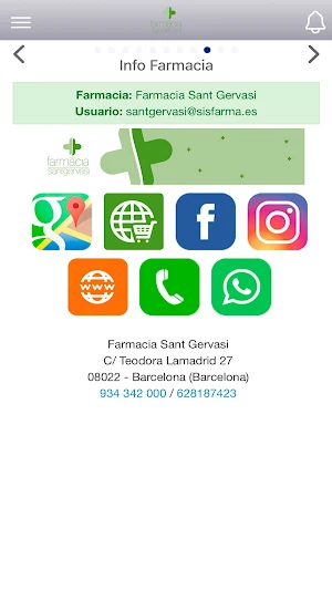 Farmacia Sant Gervasi Screenshot 0