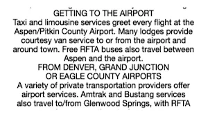 Aspen Air Shuttle Guide Screenshot 2