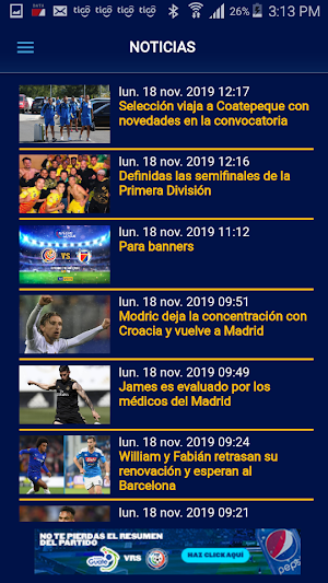 Tigo Sports Guatemala Screenshot 1