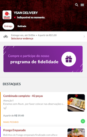 Yon San Culinária Oriental Screenshot 0