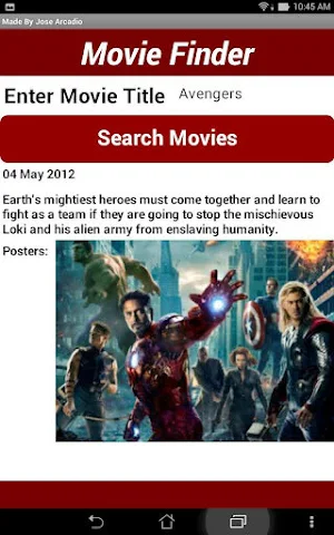 Movie Finder Screenshot 3