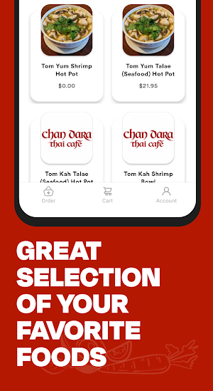 Chan Dara Thai Cafe Screenshot 2