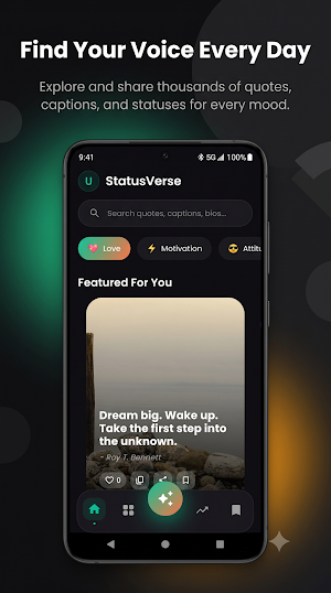 StatusVerse: Quotes & Status Screenshot 1