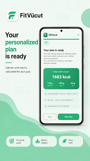 FitVucut: Calorie & Nutrition Screenshot 0