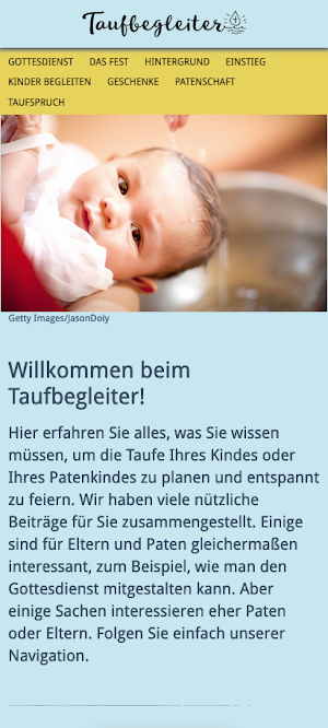 Taufbegleiter Screenshot 0