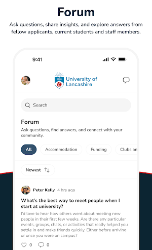 UniLancashire CampusConnect Screenshot 1