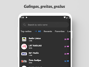 Radijas Lietuva: AM FM radijas, radijas internetu Screenshot 0