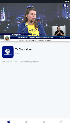TV Câmara Lins Screenshot 0