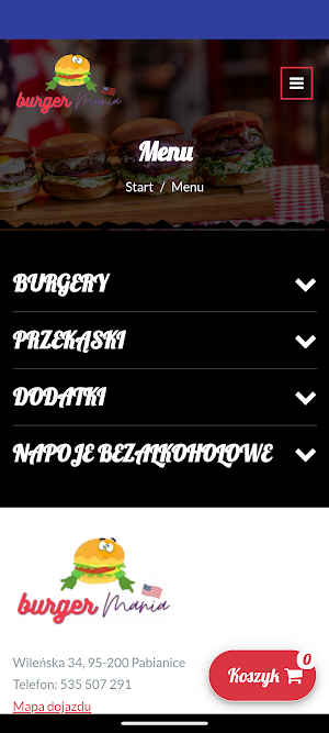 BurgerMania Pabianice Screenshot 0