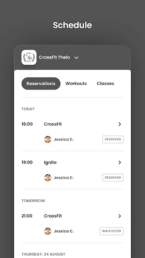 CrossFit Thelo Screenshot 2