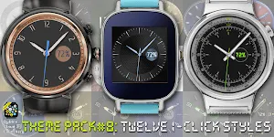 "Fancy" watch face pack 8 for Bubble Clouds Screenshot 0