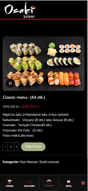 Osaki Sushi Screenshot 2