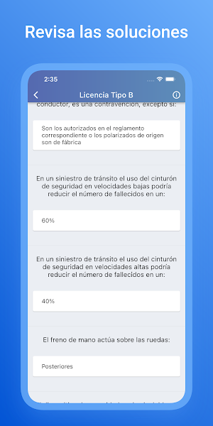 Simulador Licencia ANT Ecuador Screenshot 2