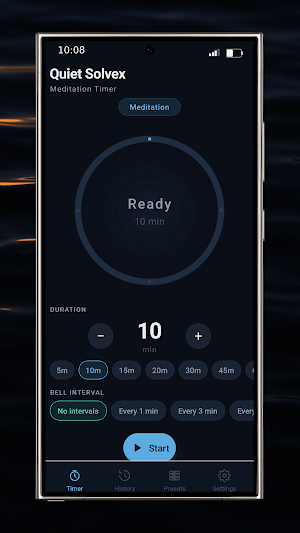 Quiet Solvex Timer Screenshot 1