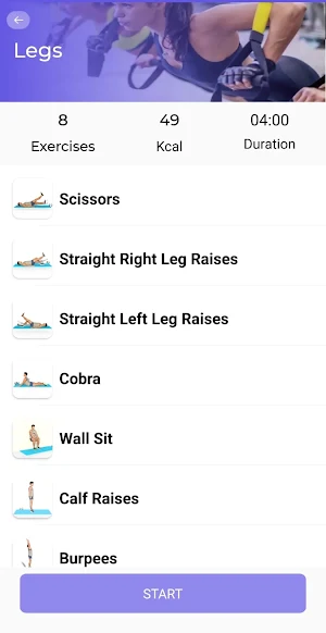 Workout Home Fitness Screenshot 3