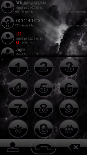THEME SPACE 2 DARK EXDIALER Screenshot 0