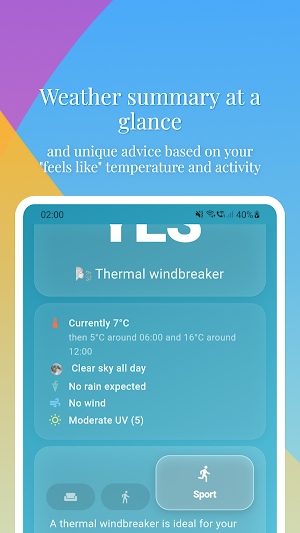 DressCast - Jacket or Not ? Screenshot 2