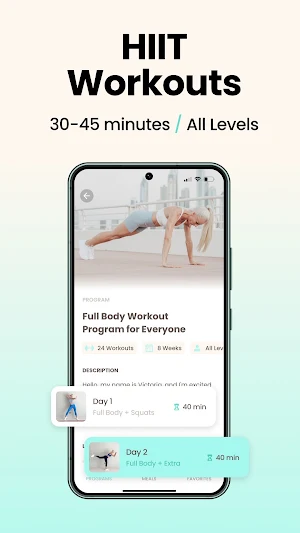 Home Fitness Workout ByBlondie Screenshot 1