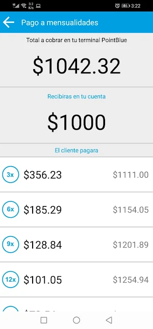 Calculadora MP PointBlue Plus Screenshot 2