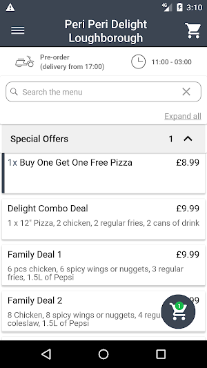 Peri Peri Delight Loughborough Screenshot 1