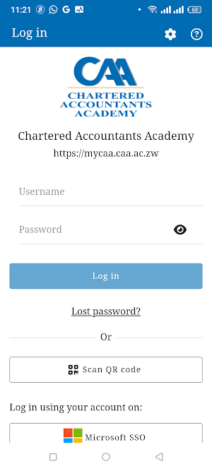MyCAA Screenshot 1