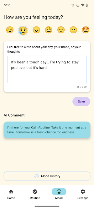 CalmRoutine Screenshot 3