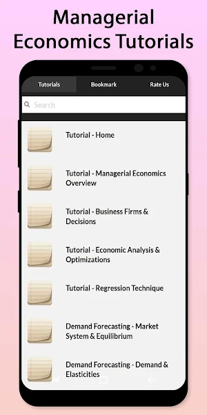 Easy Managerial Economics Tutorial Screenshot 0