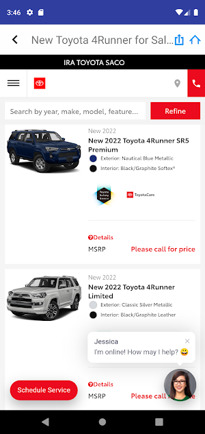 Ira Toyota Saco Screenshot 3
